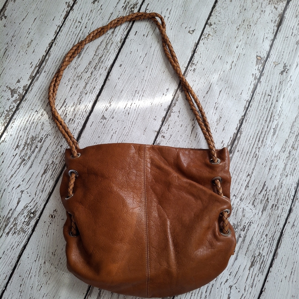 Etienne Aigner Brown Leather Shoulder Bag